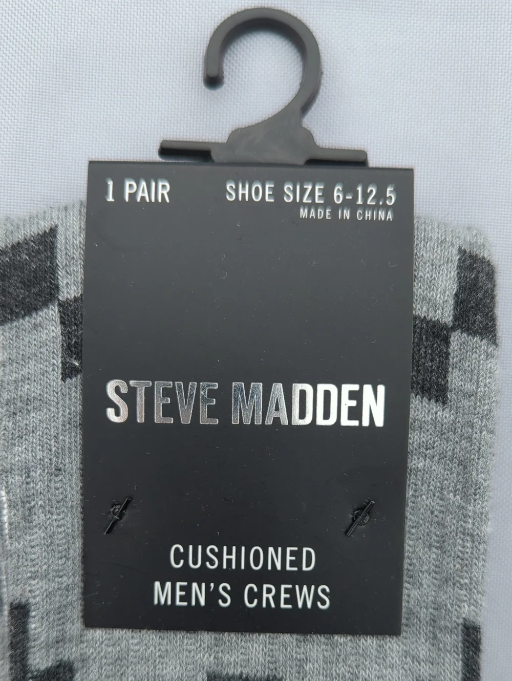 3PAIR BUNDLE + STEVE MADDEN CUSHIONED CREW SOCKS